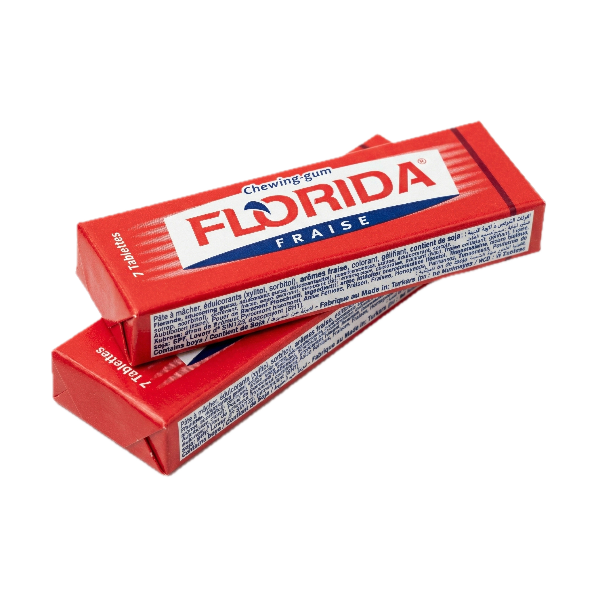 Florida Kaugummis Erdbeere 7er-Pack