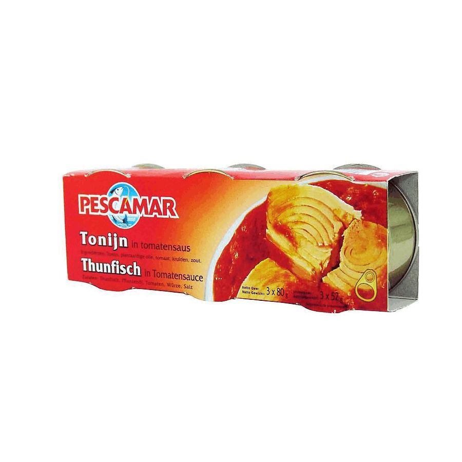 PESCAMAR Thunfisch in Tomatensoße 3x 80g