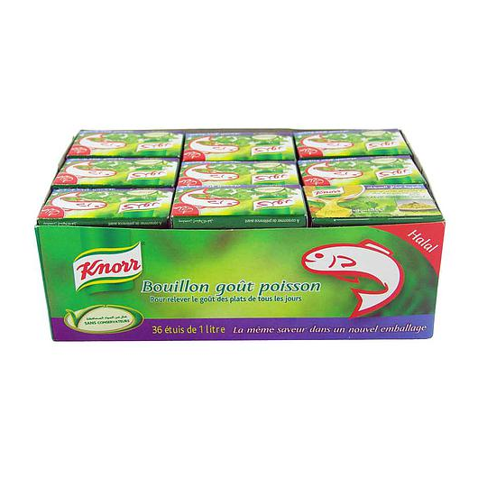 Knorr Bouillon mit Fisch Geschmack 36x(2x9g)